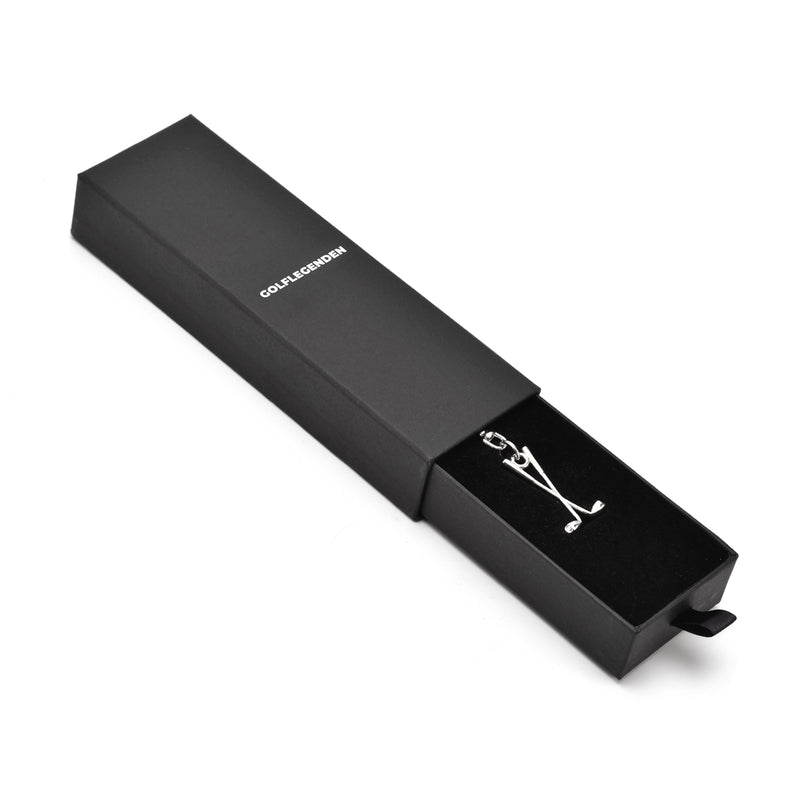 Laden Sie das Bild in den Galerie-Viewer, Golf Schlüsselanhänger Edelstahl - silberfarben