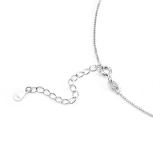 Laden Sie das Bild in den Galerie-Viewer, Kette Golferin 925 Silber mit drei Zirkonia Kristallen