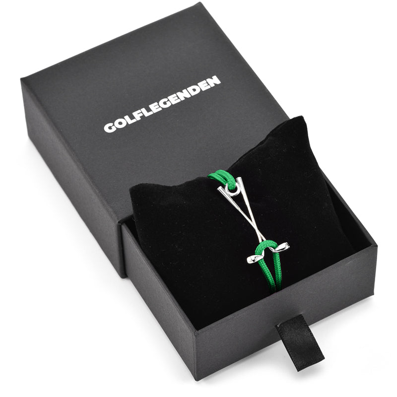 Laden Sie das Bild in den Galerie-Viewer, Golf Armband Edelstahl - grün