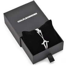 Laden Sie das Bild in den Galerie-Viewer, Golf Armband Edelstahl - weiß