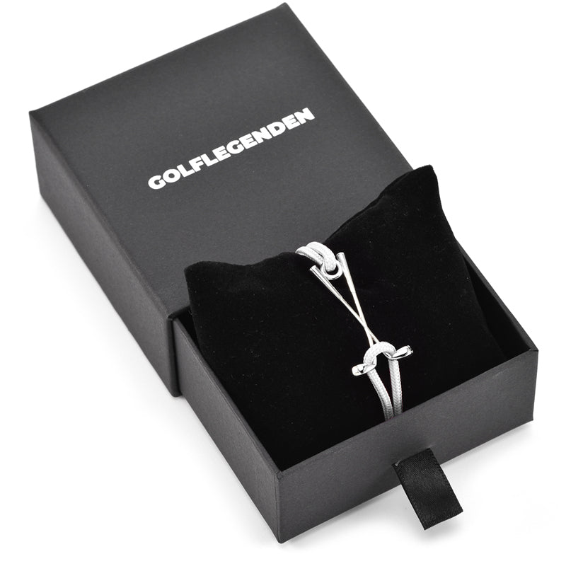 Laden Sie das Bild in den Galerie-Viewer, Golf Armband Edelstahl - weiß