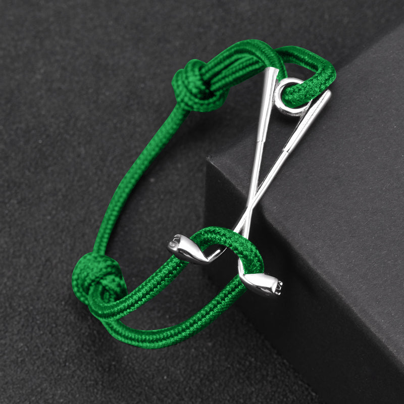 Laden Sie das Bild in den Galerie-Viewer, Golf Armband Edelstahl - grün