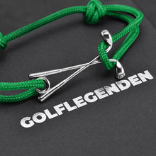 Laden Sie das Bild in den Galerie-Viewer, Golf Armband Edelstahl - grün
