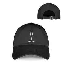 Laden Sie das Bild in den Galerie-Viewer, Golf Cap Mütze Kappe für alle Golfer in schwarz , auch perfekt als Golfer Geschenk also Geschenk für Golfer